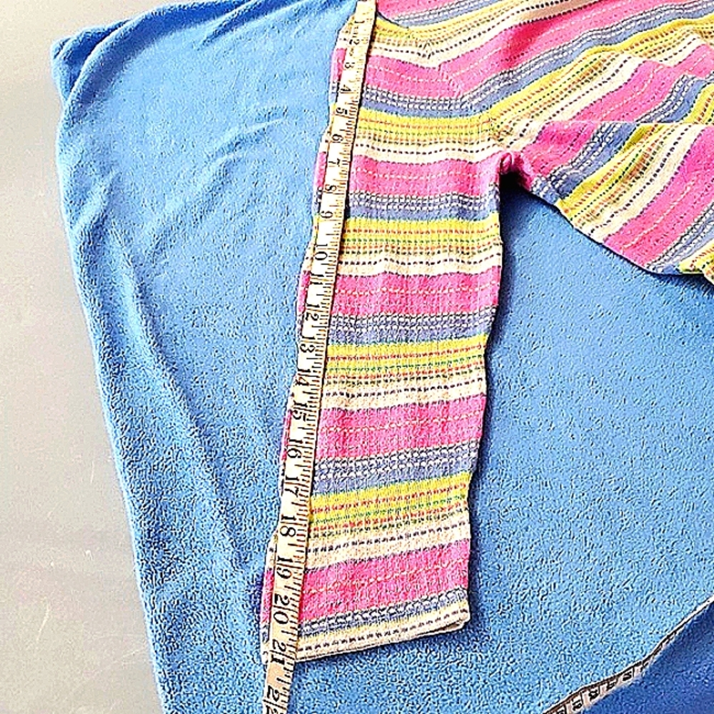 Sigrid Olsen striped sweater size M - Picture 6 of 7